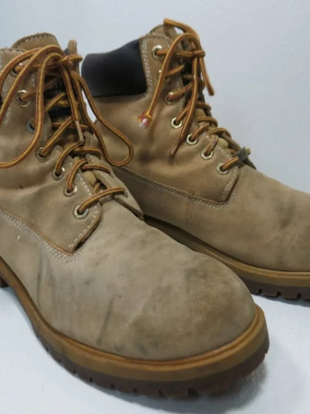 Smith's American Suede Leather Soft Toe Work Boots Shoes Men's Footwear 12 M